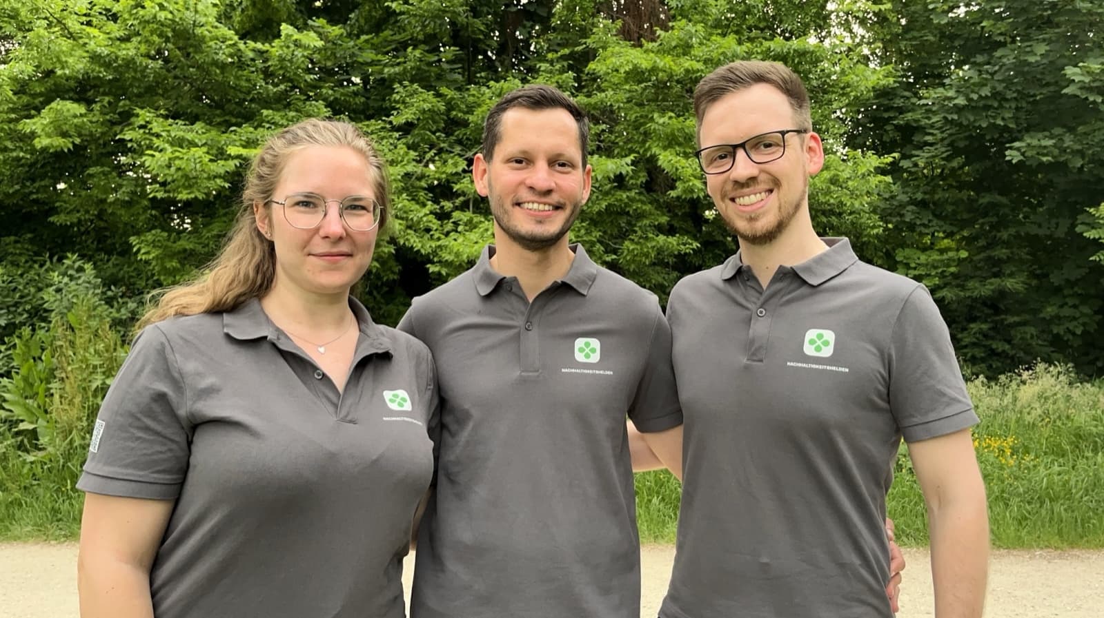 Team-Foto der Nachhaltigkeitshelden